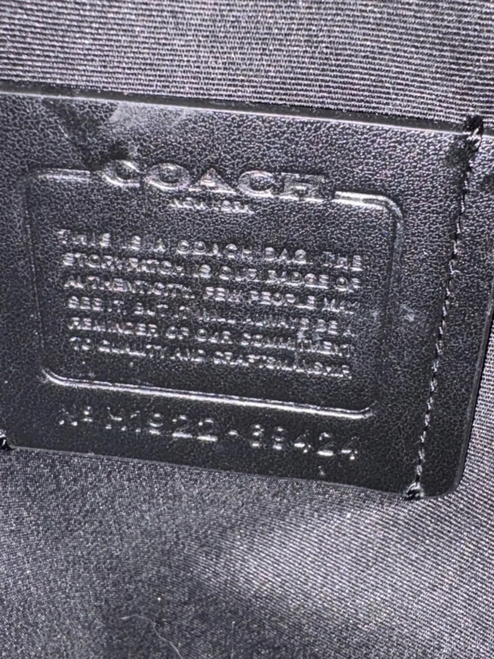 Coach Pebble Leather Tote Bag in Dark Brown women’s 11 X 14 - Picture 8 of 14